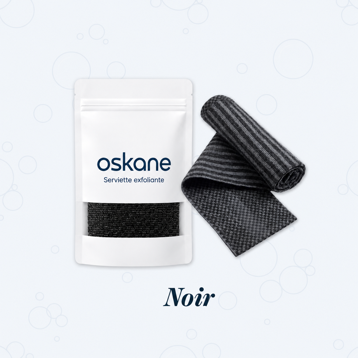 Serviette de douche exfoliante Oskane