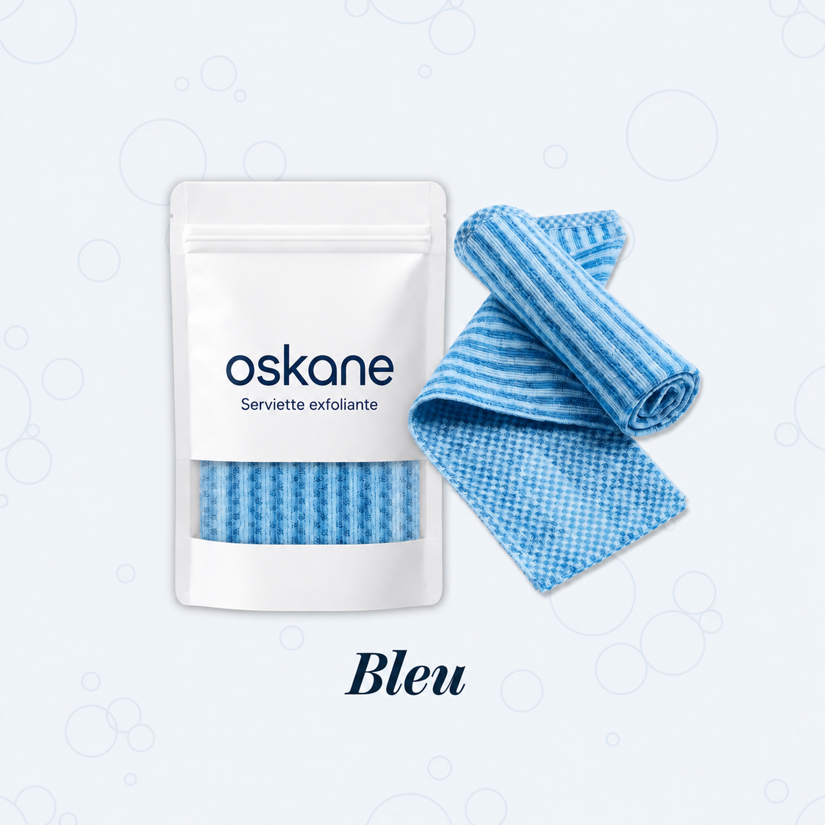 Serviette de douche exfoliante Oskane