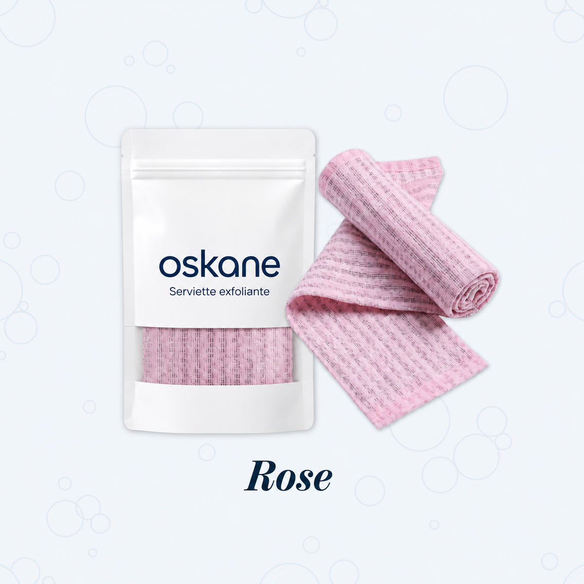 Serviette de douche exfoliante Oskane
